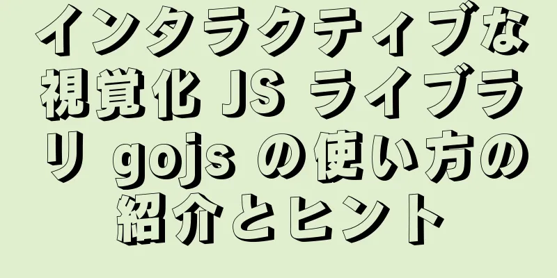 インタラクティブな視覚化 JS ライブラリ gojs の使い方の紹介とヒント