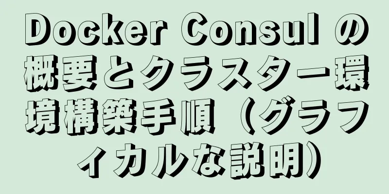 Docker Consul の概要とクラスター環境構築手順（グラフィカルな説明）