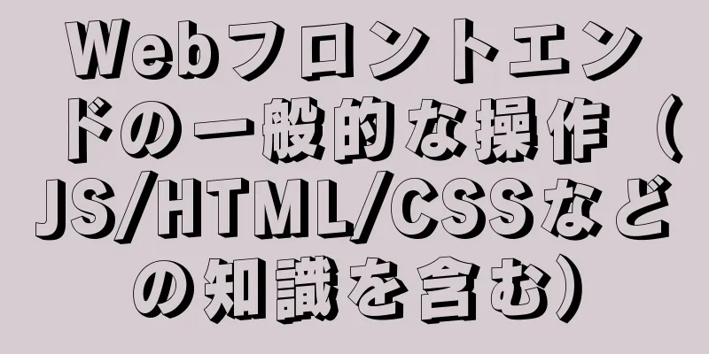 Webフロントエンドの一般的な操作（JS/HTML/CSSなどの知識を含む）
