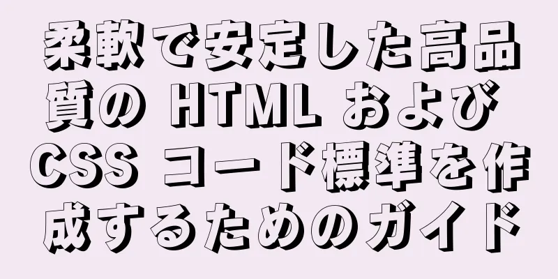 柔軟で安定した高品質の HTML および CSS コード標準を作成するためのガイド