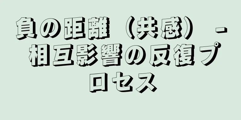 負の距離（共感） - 相互影響の反復プロセス
