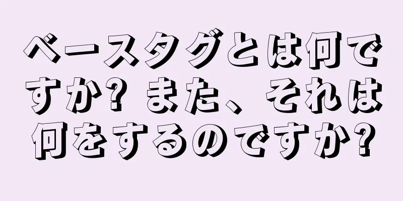 ベースタグとは何ですか? また、それは何をするのですか?