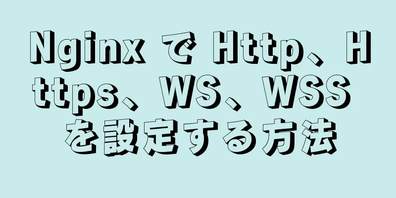 Nginx で Http、Https、WS、WSS を設定する方法
