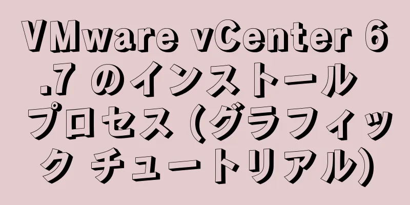 VMware vCenter 6.7 のインストール プロセス (グラフィック チュートリアル)
