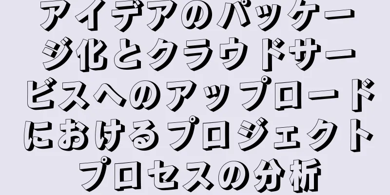 アイデアのパッケージ化とクラウドサービスへのアップロードにおけるプロジェクトプロセスの分析