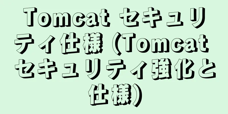 Tomcat セキュリティ仕様 (Tomcat セキュリティ強化と仕様)