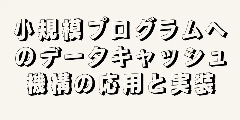 小規模プログラムへのデータキャッシュ機構の応用と実装