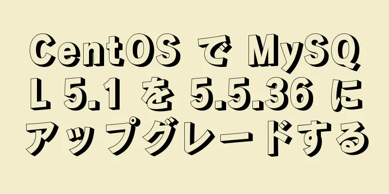 CentOS で MySQL 5.1 を 5.5.36 にアップグレードする