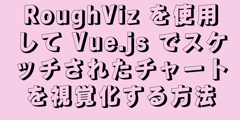 RoughViz を使用して Vue.js でスケッチされたチャートを視覚化する方法
