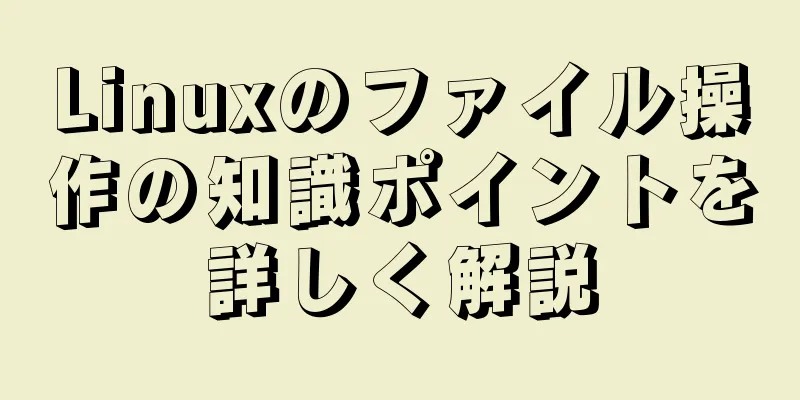 Linuxのファイル操作の知識ポイントを詳しく解説